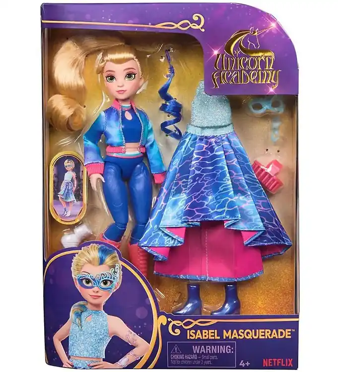 Unicorn Academy Pop - 24 cm - Isabel Maskerade Beperkt Aanbod