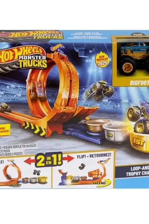 Merkproduct Hot Wheels Racebaan - Trucks Loop & Flip Trofee Uitdaging