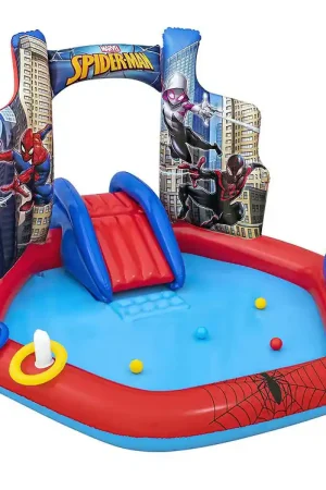 Bestway Speelpool m. Accessoires - 211 x 206 cm - Spider-Man Tijdelijk Beschikbaar