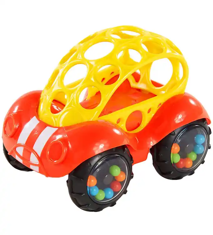 Bright Starts Speelgoedauto - Rammel- en rolbuggy - Rood Nieuw