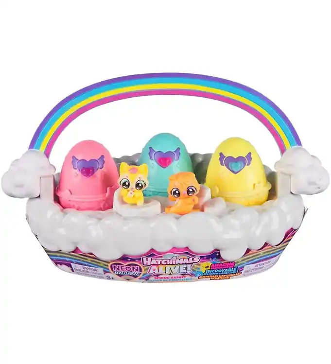 Dagaanbieding Hatchimals Speelgoed - Levend Neon Rainbow Basketbal