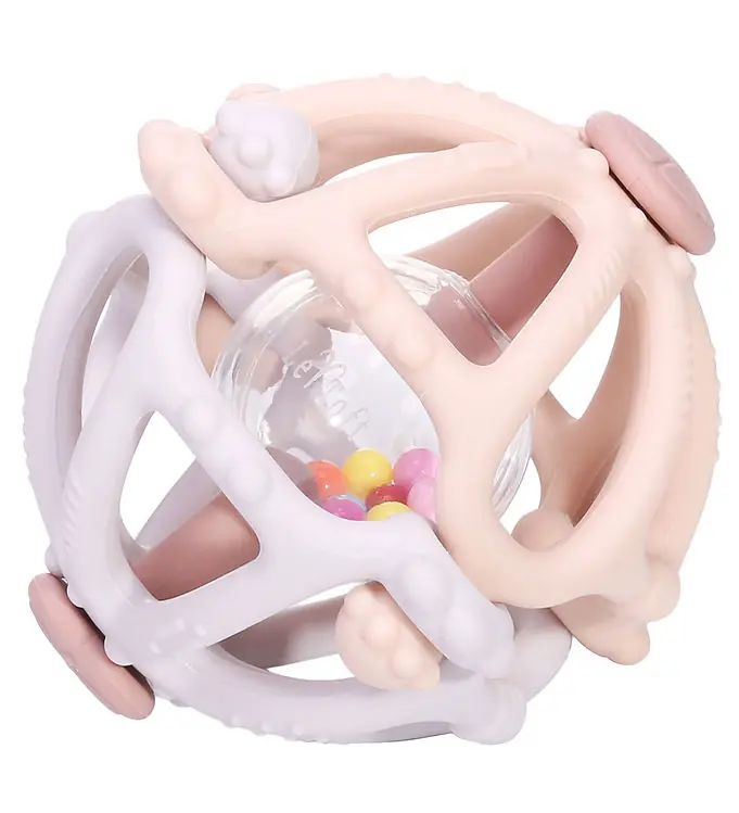 Seizoensaanbieding Tiny Tot Bijtspeelgoed m. Rammelaar - Blush/Paars