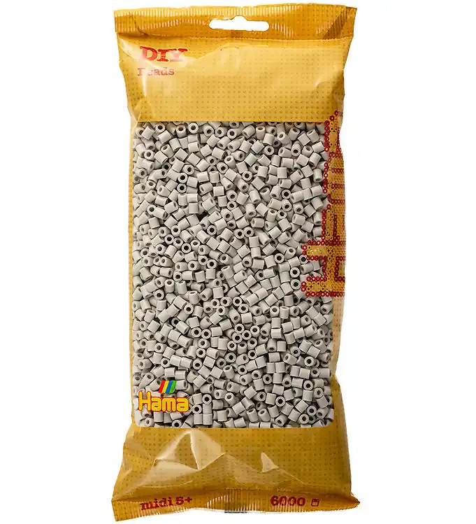 Bestseller Hama Midi Kralen - 6000 st. - 109 Bewolkt Grijs