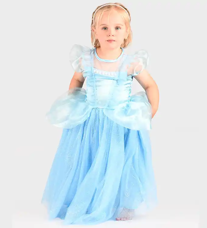 Den Goda Fen Kostuum - Dress Princess m. Kroon Shop Nu