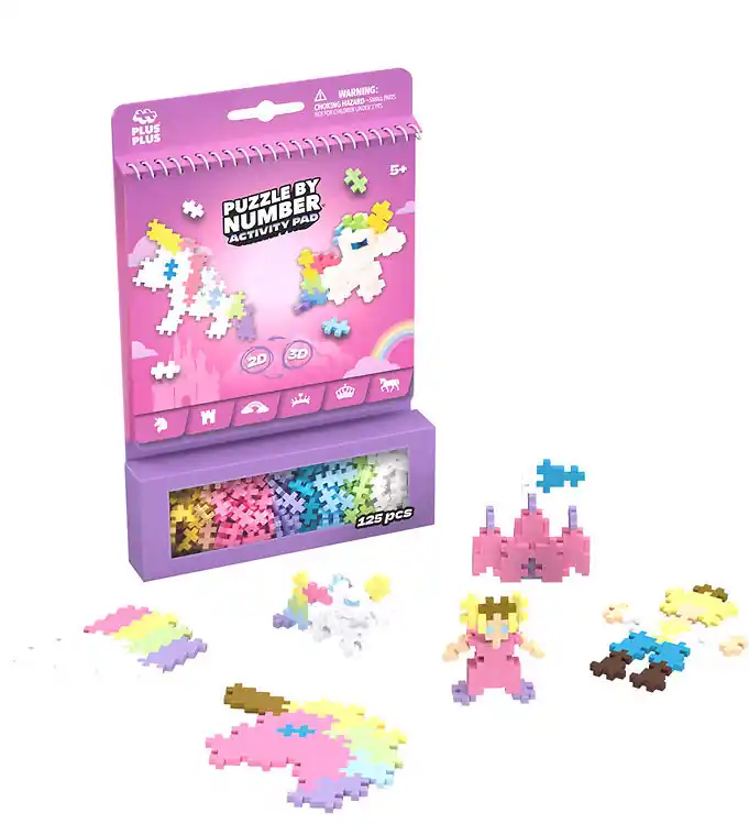 Plus-Plus Speelset - Puzzel Stad Nummer - 125 st. - Sprookje Betrouwbaar