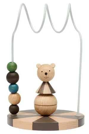 Meest Verkocht OYOY Telraam - Circus Bear - Nature/Dusty Blue