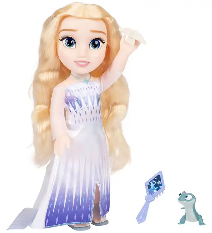 Finale Uitverkoop Disney Frozen Pop m. Geluid - 35 cm - Elsa Eend Bruni