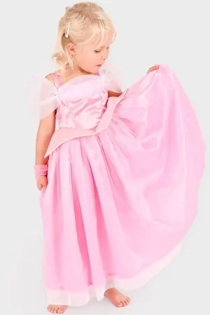 Betaalbaar Den Goda Fen Kostuum - Dress Roze Princess Instellen