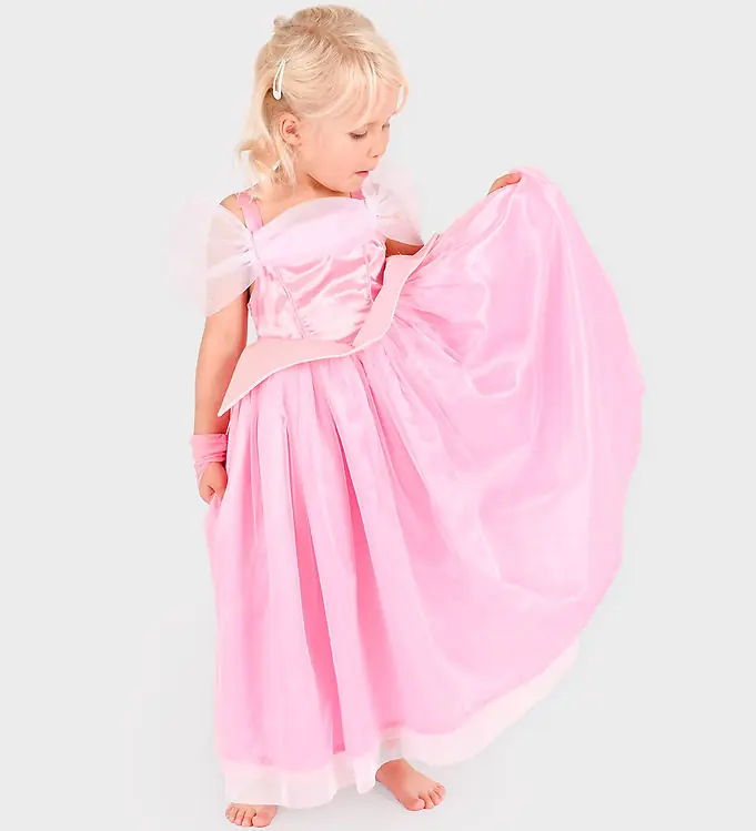 Betaalbaar Den Goda Fen Kostuum - Dress Roze Princess Instellen
