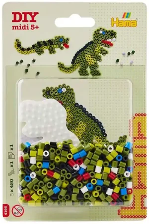 Alleen Vandaag Hama Midi Kralenset - 450 st. - Dino