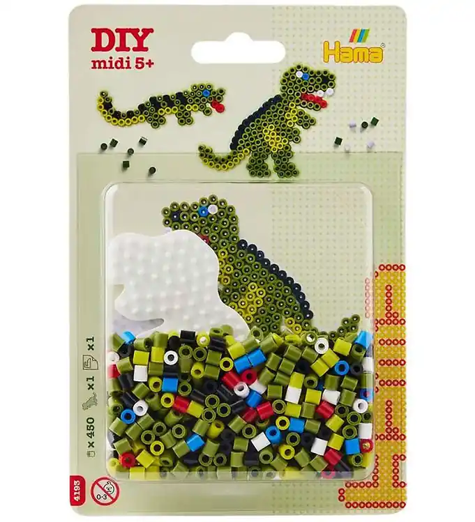 Alleen Vandaag Hama Midi Kralenset - 450 st. - Dino