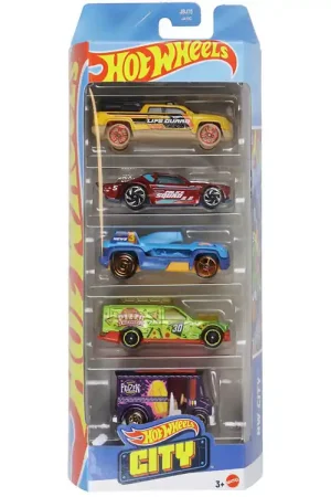 Hot Wheels Auto's - 5-pack - City Veilige Betaling
