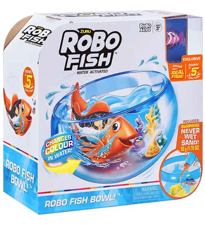 Robo Alive Speelgoed - Robo Fish Zwemmen en Fish Bowlen - Assort Gereduceerde Prijs