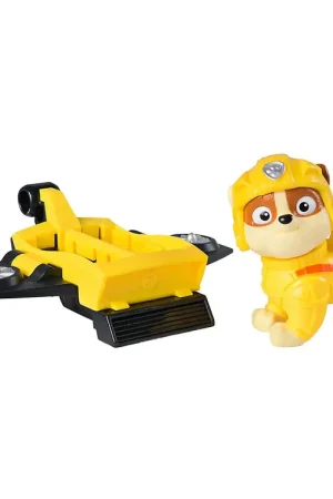 Actieprijs Paw Patrol Speelgoedvliegtuig - Core Action Hondje - Rubble