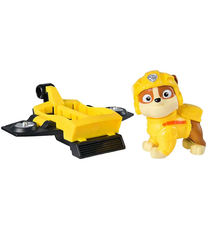 Actieprijs Paw Patrol Speelgoedvliegtuig - Core Action Hondje - Rubble