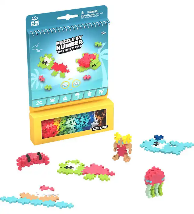 Beste Prijs Plus-Plus Speelset - Puzzel Stad Nummer - 125 st. - De zee