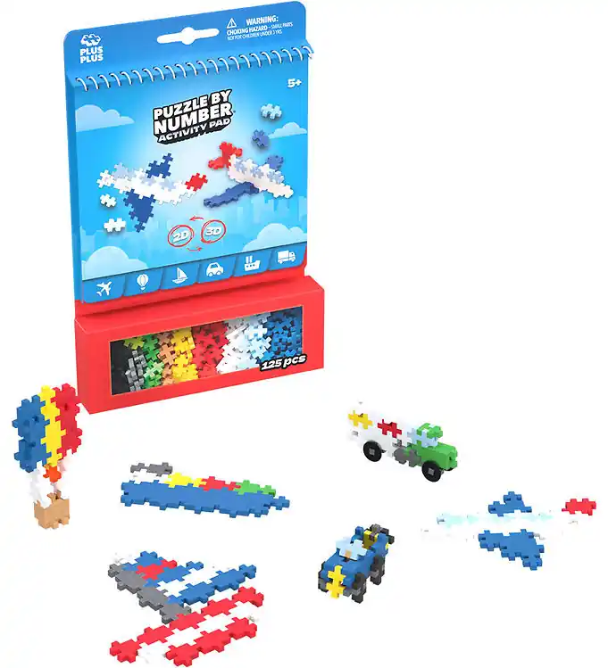 Betrouwbaar Plus-Plus Speelset - Puzzel Stad Nummer - 125 st. - Transport