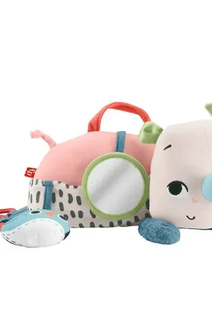 Beste Prijs Fisher-Price Knuffel - Planeet Friends Buiktijd Neushoorn