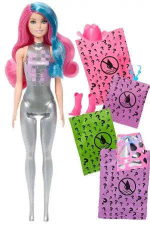 Aanbieding Barbie Pop - 30 cm - Kleur onthullende disco Star - Assorti