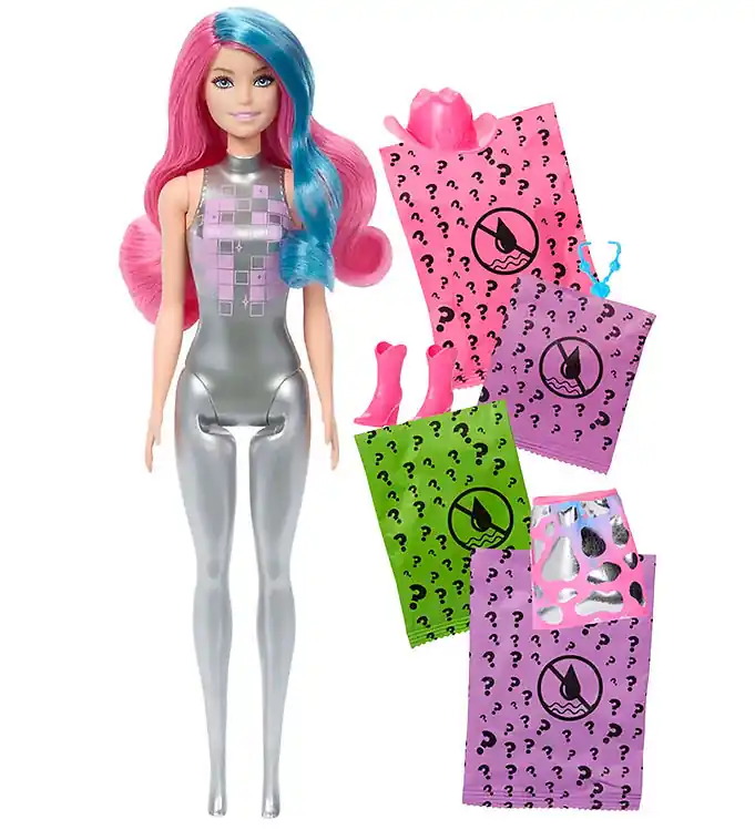 Aanbieding Barbie Pop - 30 cm - Kleur onthullende disco Star - Assorti