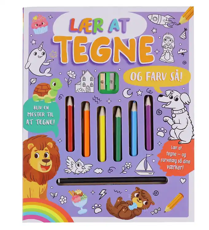 Forlaget Bolden Kleurboek - Leer tekenen - en dan kleuren! Veilige Betaling