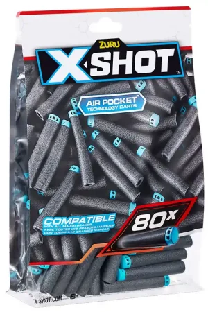 Speciale Aanbieding X-Shot Schuimpijlen - Excel - 80 st. - Refill Pak