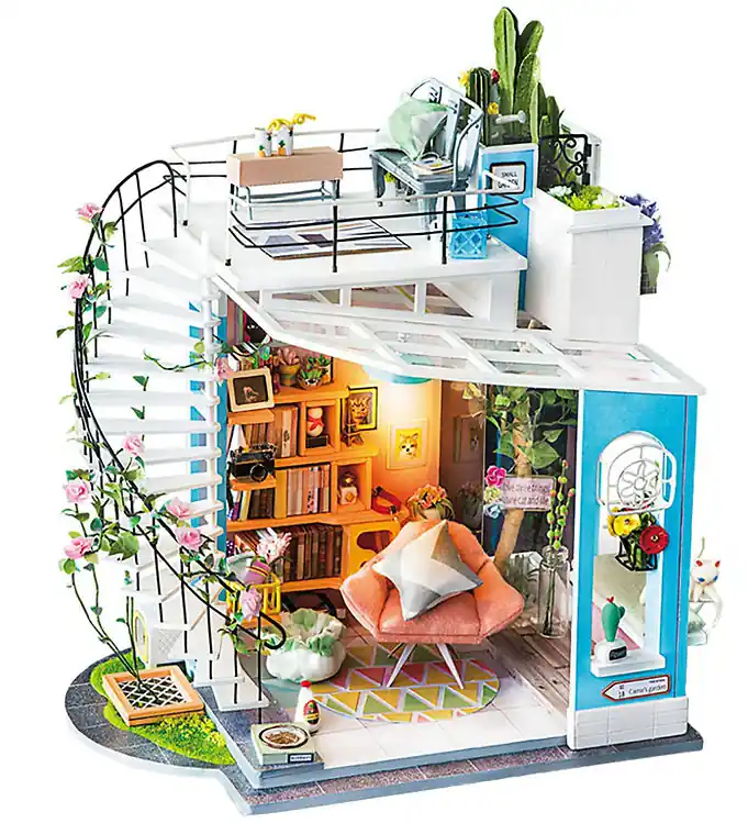 Hete Deal Rolife Miniatuurdiorama - DIY - Dora's Loft DG12 - 171 Onderdele
