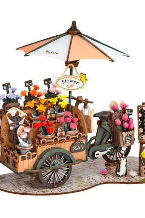 Actieprijs Rolife Miniatuurdiorama - DIY - Blossom Winkelwagen TGS03 - 187