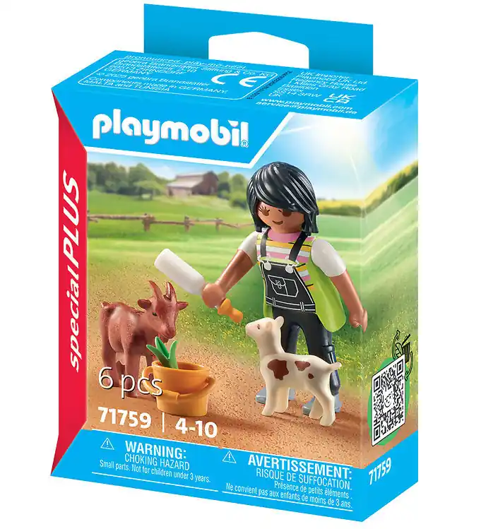Snelle Levering Playmobil SpecialPlus - Vrouw m. Geiten - 71759 - 6 Onderdelen