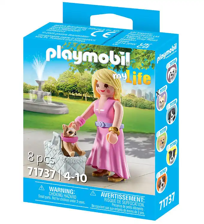 Playmobil My Life - Meisje m. Chihuahua - 71737 - 8 Onderdelen Populair
