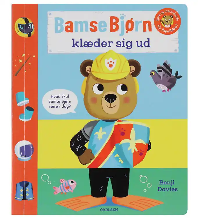 Koop Vandaag Forlaget Carlsen Boek - Knuffel Beer kleedt zich uit - Deens