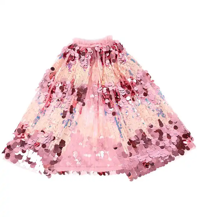 Fabrieksprijs Great Pretenders Kostuum - De 5th Avenue Roze Cape met paillette