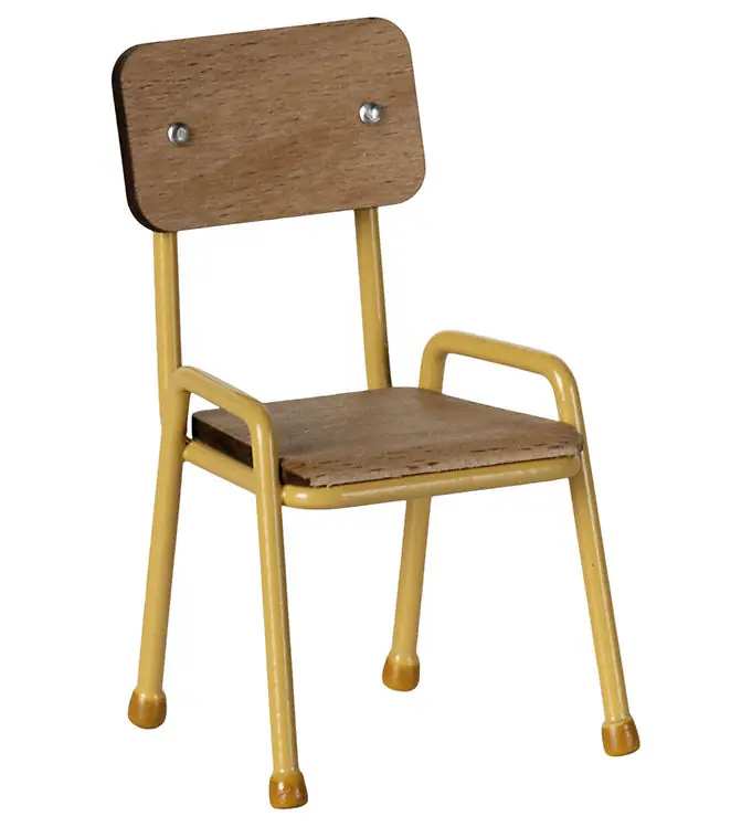 Maileg Miniatuur Stoel - Muis - Geel Dagaanbieding