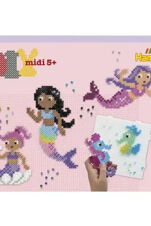 Aanbieding Hama Midi Kralenset - 4000 st. - Zeemeerminnen