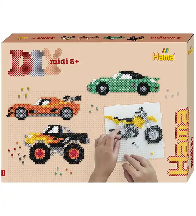 Hama Midi Kralenset - 4000 st. - Auto's Weekendaanbieding