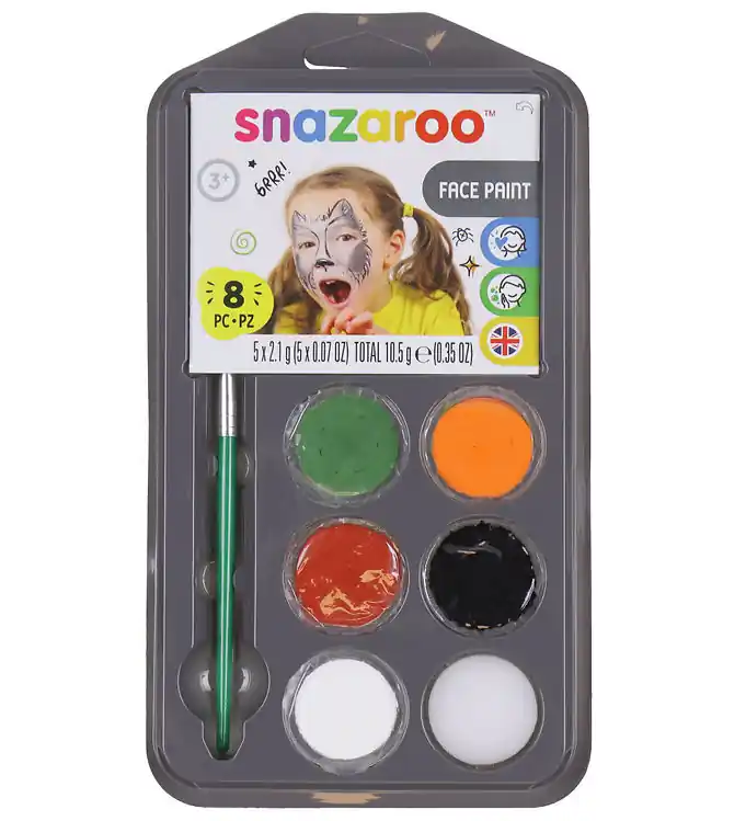 Tijdelijk Beschikbaar Snazaroo Schmink - Halloween - 7 Onderdelen + 1 Ideeënboekje