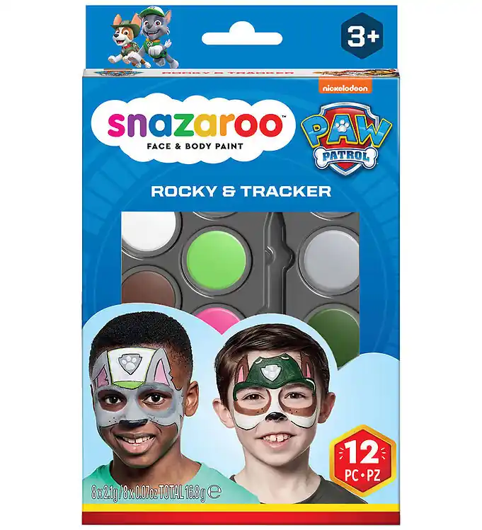 Snazaroo Schmink - 12 Onderdelen - Paw Patrol Rocky & Tracker Hete Deal