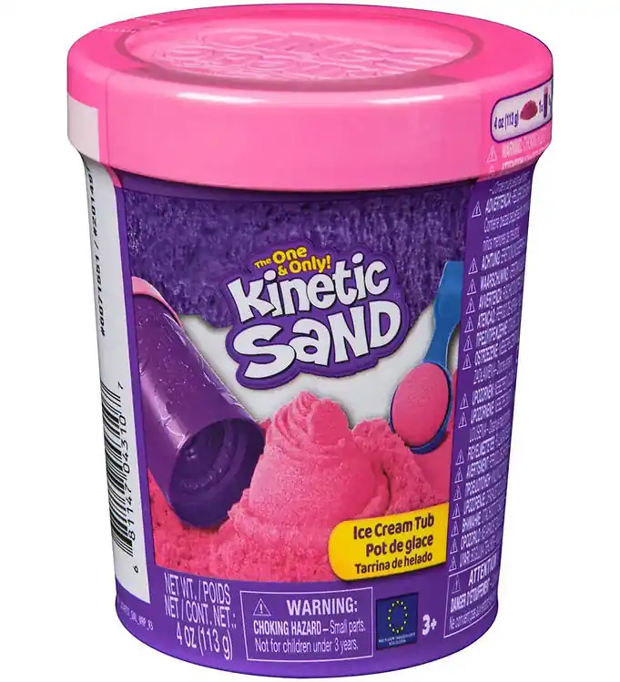 Kinetic Sand Strandset - 113 gram - Ice Cream Tube - Roze Aanbieding