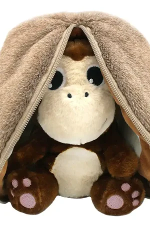 Flipetz Knuffel - 20 cm - Monkey & Coconut Snelle Levering