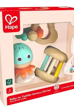 Hape Activiteitenspeelgoed - Baby-naar-peuter Gift Set Korting
