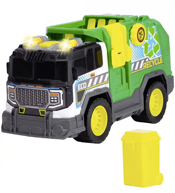 Veilige Betaling Dickie Toys Auto - Recyclen Truck - Licht/Geluid