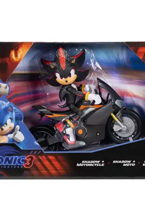 Beperkt Aanbod Sonic Figuur - Shadow Figuur m. Motorfiets