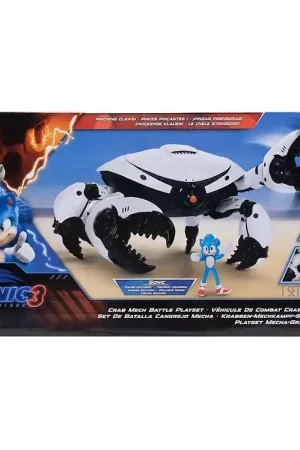 Seizoensaanbieding Sonic Speelset m. Figuur - Krab-mecha-gevechtsspeelset