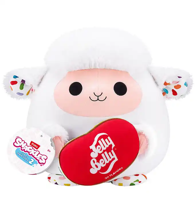 Snackles Knuffel - 35 cm - Schaap Babra m. Jelly Buik Hete Deal
