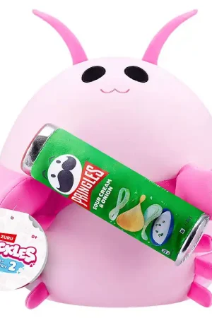 Alleen Vandaag Snackles Knuffel - 35 cm - Garnalen Lily m. Pringles