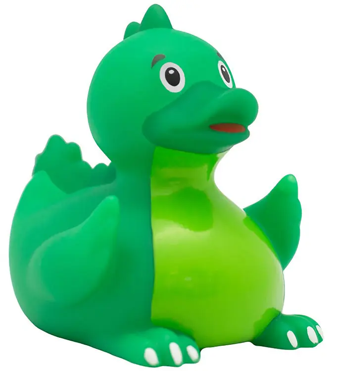 Rubber Eend - Groen Dino Seizoensaanbieding