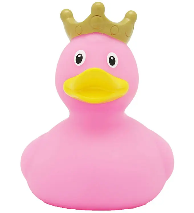 Rubber Eend - Roze Eend m. Kroon Betaalbaar