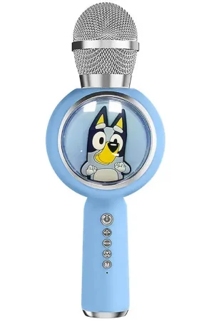Actieprijs OTL Microfoon - BLUEY - LED - Draadloze karaoke - Blauw
