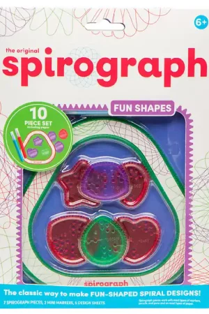 Spirograph Tekenset - 10 Onderdelen - Waarde - Fun Shapes Exclusieve Aanbieding