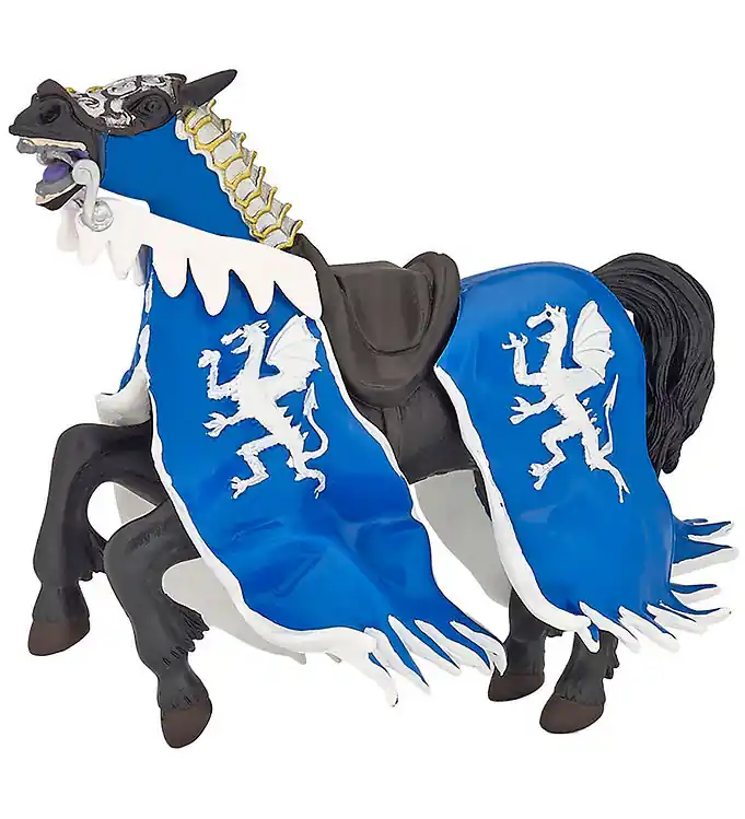 Papo Blauw Draak Het koningspaard - H: 12,3 cm Gecertificeerd
